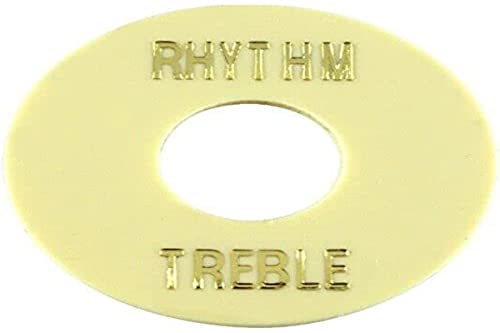 Allparts AP 0663-028 "Rhythm/Treble Plate" Ersatz und Kleinteile für E-Gitarre creme von Allparts