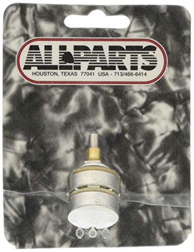 Allparts EP-4586-000 Stacked Potentiometer (Poti mit 2 Ebenen, 500/500KOhm von Allparts