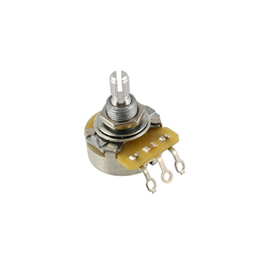 Allparts EP-4988-000 CTS Potentiometer (Poti, 1MOhm, logarythmisch Riffelachse) von Allparts