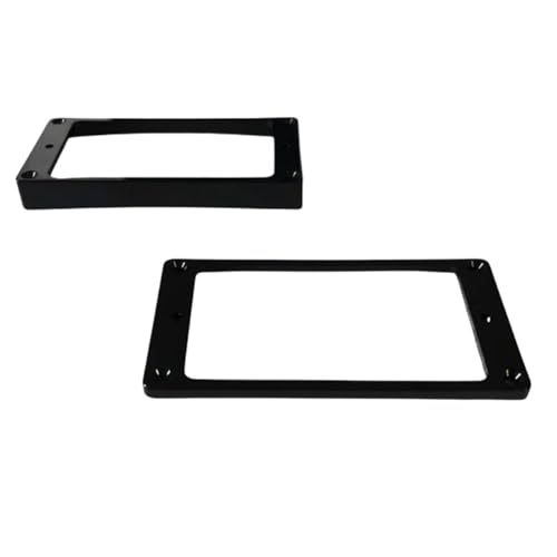 Allparts PC-0743-023 Humbucker Rahmen Set für flache Decken schwarz von Allparts