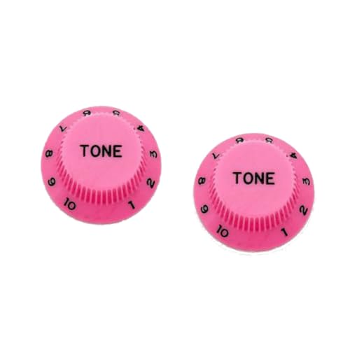 Allparts PK 0153-030 Knöpfe Strat Tone pink von Allparts