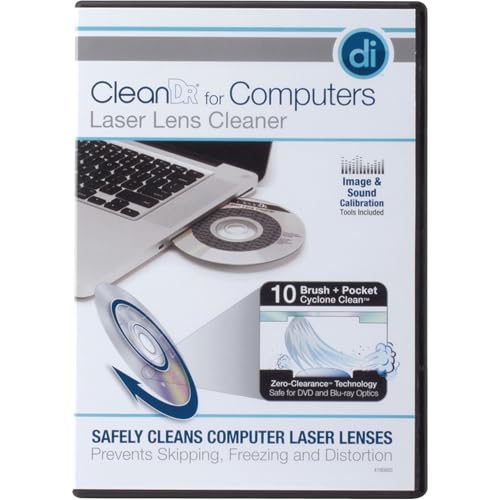 Digital Innovations cleanDR für Blu-ray Laser Lens Cleaner für Blu-ray/DVD/PS3/PS4/Xbox/Xbox 360/Xbox One (7.50in. x 5.30in. x 0.60in. von Allsop
