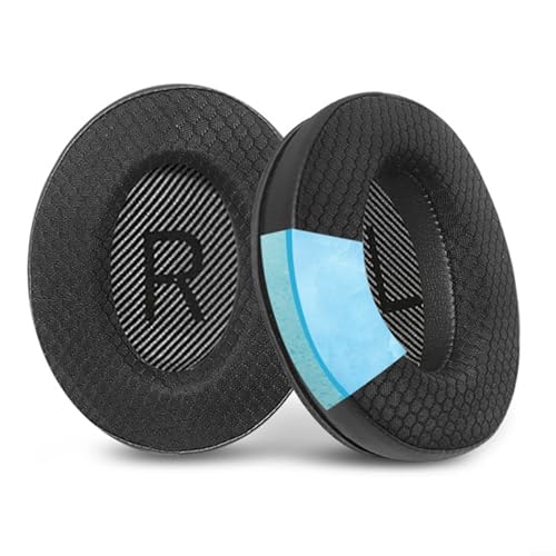 Allthingstore Eisgel-Ohrpolster, weiche Schaumstoffpolster für QC25, QC35, QC45-Kopfhörer, bequeme Passform, Schwarz Allthingstore Eisgel-Ohrpolster, weiche Schaumstoffpolster für QC25, QC35, QC45-Kopfhörer, bequeme Passform, Schwarz von Allthingstore