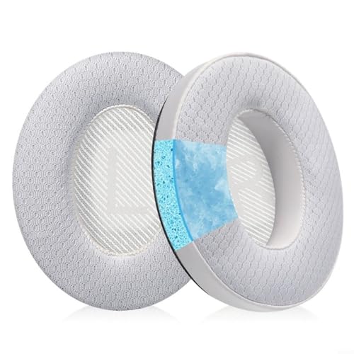 Allthingstore Eisgel-Ohrpolster, weiche Schwammkissen für QC25, QC35, QC45-Kopfhörer, bequeme Passform, Weiß Allthingstore Eisgel-Ohrpolster, weiche Schwammkissen für QC25, QC35, QC45-Kopfhörer, bequeme Passform, Weiß von Allthingstore