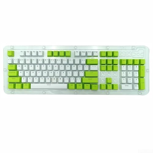 Anpassbare ABS-Tastenkappen für mechanische Tastaturen, verbesserter Tippkomfort, geeignet für mehrere Tastaturmodelle (grasgrün) von Allthingstore