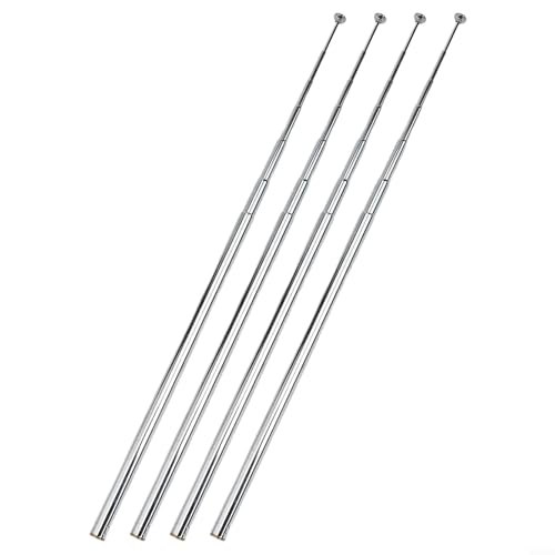 und Kompaktes 4-teiliges Edelstahl-Teleskopantennen-Set, für Fernseher, Radios und mehr und Kompaktes 4-teiliges Edelstahl-Teleskopantennen-Set, für Fernseher, Radios und mehr von Allthingstore