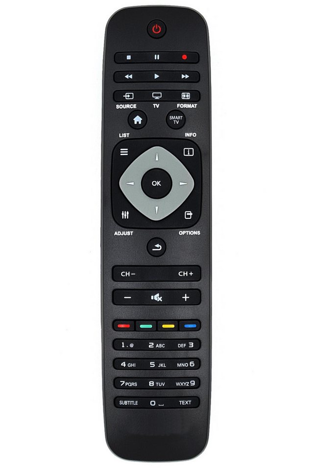 Alltro Ersatz Fernbedienung für PHILIPS SMART TV Fernbedienung von Alltro