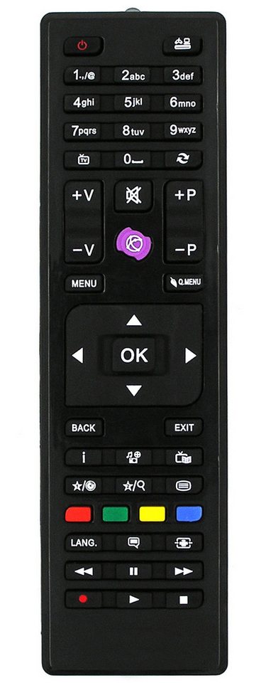 Alltro Ersatz TV Fernbedienung (für Hitachi / 24HE1710-FTR / 24HE2410S1DVD / 24HE2410S1-DVD) von Alltro