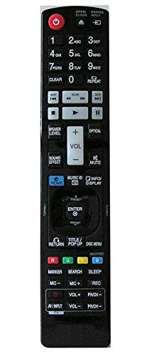 Ersatz Fernbedienung for LG BLU RAY DVD Player AKB73635409 von Alltro