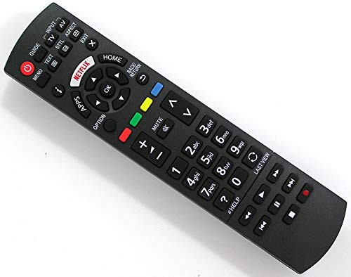 Ersatz Fernbedienung for Panasonic TV | TX-55ASM651 | TX-55ASM655 | TX-55ASW754 | TX55CR730E | TX55CRW734 | TX-55CS520B | von Alltro