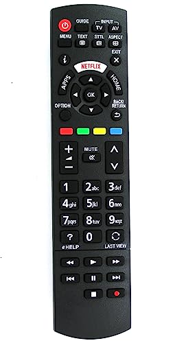 Ersatz Fernbedienung for Panasonic TV | TX43CX750E | TX-43ESW504 | TX-43EXW604 | TX-43FSW504 | TX-43FX600E | TX-43FX603E | Ersatz Fernbedienung for Panasonic TV | TX43CX750E | TX-43ESW504 | TX-43EXW604 | TX-43FSW504 | TX-43FX600E | TX-43FX603E | von Alltro