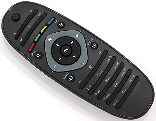 Ersatz Fernbedienung for Philips TV | 32PFL5606H/12 | 32PFL5606H/58 | 32PFL5606H/60 | 32PFL5606H12 | 32PFL5606H58 | 32PFL5606H60 | von Alltro