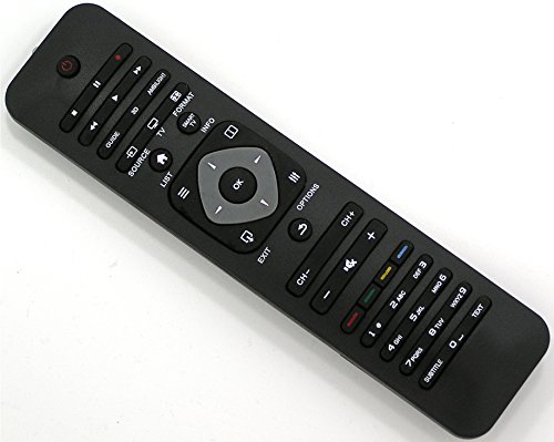 Ersatz Fernbedienung for Philips TV | 46PFL8007K/12 | 46PFL8007T/12 | 46PFL8008H/12 | 46PFL8008K/12 | 46PFL8008S/12 | 46PFL8008S/60 | von Alltro