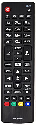 Ersatz Fernbedienung passend für LG TV 42LV470S / 43LF5909 / 43LF5909-ZA / 43LH590 / 43LH590V / 43LH604 Ersatz Fernbedienung passend für LG TV 42LV470S / 43LF5909 / 43LF5909-ZA / 43LH590 / 43LH590V / 43LH604 von Alltro