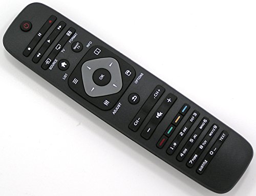 Ersatz Fernbedienung passend für Philips TV 37PFL3537H/12 | 39PFL3208K/12 | 40PFL4508K/12 | 40PFL4528K/12 | 42PFL3208K/12 | von Alltro