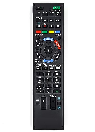 Ersatz Fernbedienung passend für Sony TV | KDL50W805B | KDL-50W805B | KDL50W815B | KDL-50W815B | KDL-50W817B | KDL-50W828B | KDL50W829B | KDL-50W829B | KDL55HX753 | von Alltro