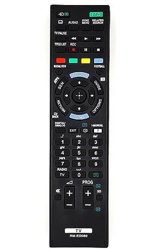 Ersatz TV Fernbedienung passend für Sony RM-ED060 RMED060 Fernseher von Alltro