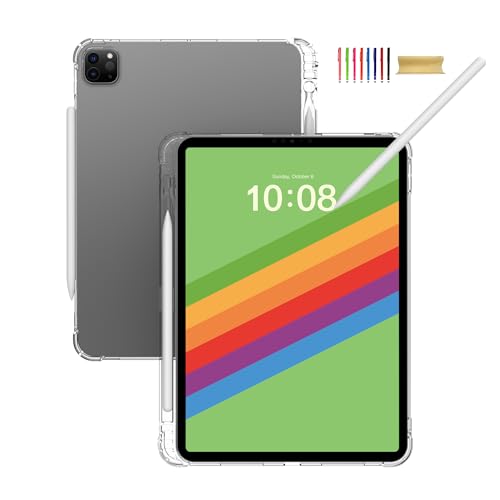 Allytechgroup Transparente Schutzhülle für iPad Air 27,9 cm (11 Zoll) 2025/2024/Air 5. 4. Generation, mit Stifthalter, Anti-Gelb, stoßfest, schlank, weiche Silikonhülle für Apple iPad Air 27,9 cm (11 Allytechgroup Transparente Schutzhülle für iPad Air 27,9 cm (11 Zoll) 2025/2024/Air 5. 4. Generation, mit Stifthalter, Anti-Gelb, stoßfest, schlank, weiche Silikonhülle für Apple iPad Air 27,9 cm (11 von Allytechgroup