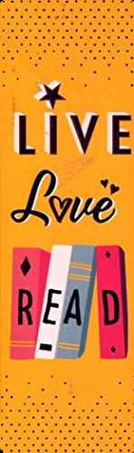 Alma AE10014 Markierungsseiten, Motiv Live, Love, Read von Alma