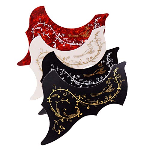 4-tlg 40/41 Zoll Akustische Gitarren Pickguard Schlagbrett Schlagschutz mit Dekoratives Blumenmuster 4-tlg 40/41 Zoll Akustische Gitarren Pickguard Schlagbrett Schlagschutz mit Dekoratives Blumenmuster von Almencla