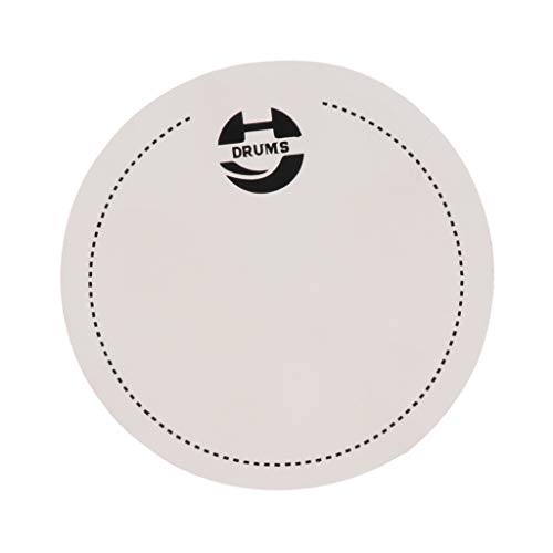 Bass Kick Drum Single Step Patch Pedale Percussion Instrument Zubehör - Weiß von Almencla