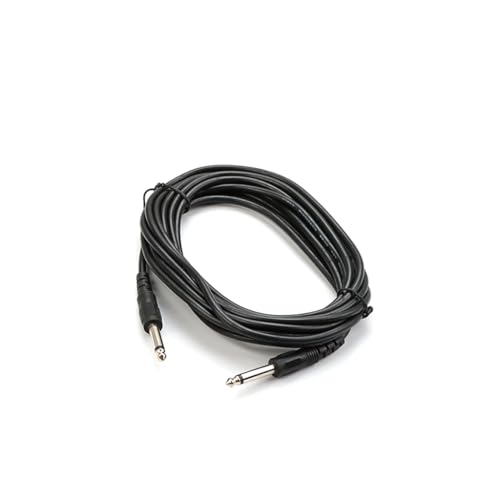 Alnicov 16ft gerades Gitarrenkabel 1/4 Zoll Audiokabel für Gitarrenverstärker, Basstastatur, Pro Audio Schwarz Alnicov 16ft gerades Gitarrenkabel 1/4 Zoll Audiokabel für Gitarrenverstärker, Basstastatur, Pro Audio Schwarz von Alnicov
