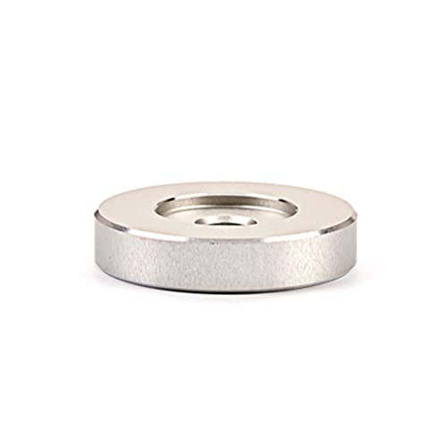 Alnicov 45 U/min Schallplattenadapter, Aluminium, 17,8 cm (7 Zoll), Schallplattenkuppel, Grammophoner, für Plattenspieler für Vinyl-Schallplatten von Alnicov