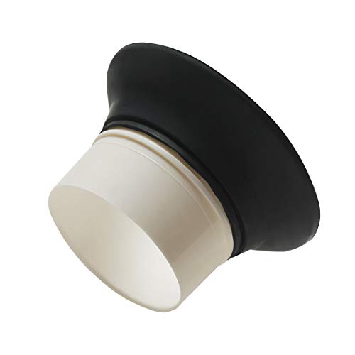 Alnicov Bass Drum Enhancer ABS Gummi Bass Drum Kick Enhancer mit schwarzem Port Hole Protector Weiß von Alnicov