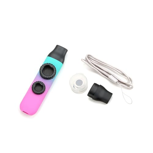 Alnicov Double Hole Kazoo Kazoos mit verstellbarem Ton, Flötenmembranen und Lanyards für Gitarre, Ukulele, Violine und Klavier Alnicov Double Hole Kazoo Kazoos mit verstellbarem Ton, Flötenmembranen und Lanyards für Gitarre, Ukulele, Violine und Klavier von Alnicov