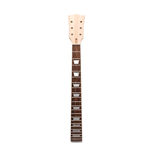 Alnicov E-Gitarrenhals, 22 Bünde, Ahornhals, Palisander-Griffbrett mit weißen trapezförmigen Punkten, Inlay für Gibson LP Gitarren, Ersatzteil Alnicov E-Gitarrenhals, 22 Bünde, Ahornhals, Palisander-Griffbrett mit weißen trapezförmigen Punkten, Inlay für Gibson LP Gitarren, Ersatzteil von Alnicov