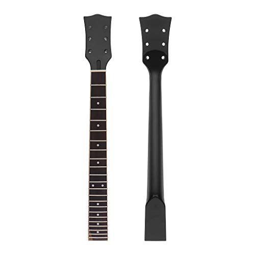 Alnicov Gitarrenhals für Gibson LP Gitarren, Ersatzteil, 22 Bünde Black Gloss 2 von Alnicov