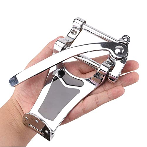 Alnicov Jazzgitarre Tremolo Vibrato Bridge Saitenhalter B7 Archtop Big Rocking Rod Pulling String Board für LP ETC Bigsby ES355 Epiphone Alnicov Jazzgitarre Tremolo Vibrato Bridge Saitenhalter B7 Archtop Big Rocking Rod Pulling String Board für LP ETC Bigsby ES355 Epiphone von Alnicov