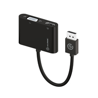 ALOGIC DP-VGHD4K-ADP Videokabel-Adapter DisplayPort HDMI + VGA (D-Sub) Schwarz von Alogic