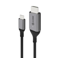 ALOGIC ULCHD01-SGR Videokabel-Adapter 1 m HDMI Typ A (Standard) USB Typ-C Schwarz, Grau von Alogic