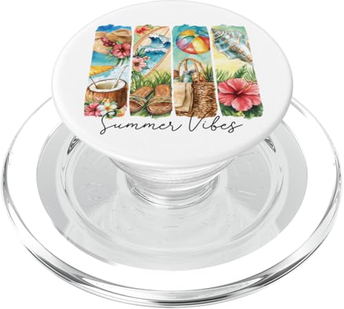 Bunte Sommer Strand Hibiskus Surfbrett Muscheln Frauen Reisen PopSockets PopGrip für MagSafe Bunte Sommer Strand Hibiskus Surfbrett Muscheln Frauen Reisen PopSockets PopGrip für MagSafe von Aloha Hawaii Hawaiian Island Vacation Beach Lover