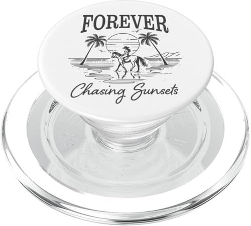 Forever Chasing Sunsets Cowgirl Reiten Strand Sonnenuntergang PopSockets PopGrip für MagSafe Forever Chasing Sunsets Cowgirl Reiten Strand Sonnenuntergang PopSockets PopGrip für MagSafe von Aloha Hawaii Hawaiian Island Vacation Beach Lover