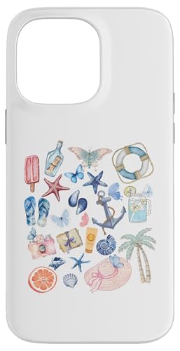 Niedlicher Küsten-Sommer-Ästhetischer Anker Palme Schmetterlinge Strand Hülle für iPhone 14 Pro Max Niedlicher Küsten-Sommer-Ästhetischer Anker Palme Schmetterlinge Strand Hülle für iPhone 14 Pro Max von Aloha Hawaii Hawaiian Island Vacation Beach Lover