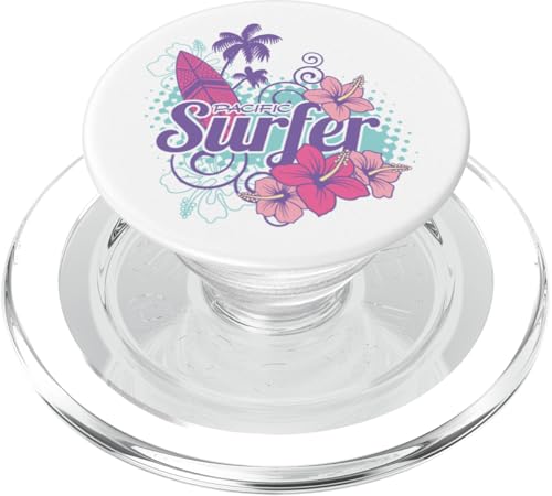 Retro Pacific Surfer Girl Tropical Surfboard Blumen Surfen PopSockets PopGrip für MagSafe Retro Pacific Surfer Girl Tropical Surfboard Blumen Surfen PopSockets PopGrip für MagSafe von Aloha Hawaii Hawaiian Island Vacation Beach Lover