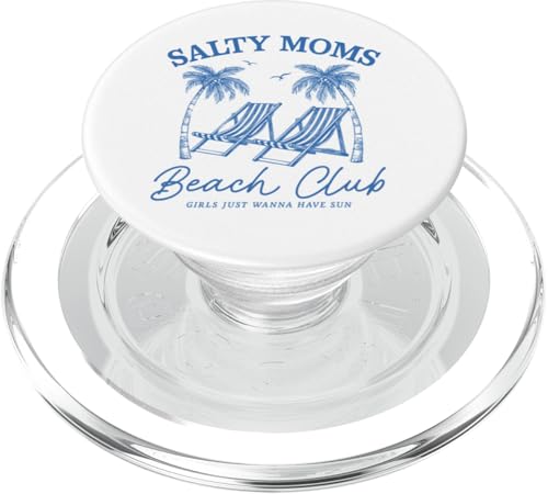 Salty Moms Beach Club Lounge Chair Palme Funny Summer PopSockets PopGrip für MagSafe Salty Moms Beach Club Lounge Chair Palme Funny Summer PopSockets PopGrip für MagSafe von Aloha Hawaii Hawaiian Island Vacation Beach Lover
