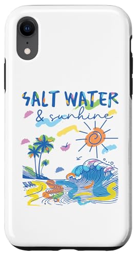 Salzwasser und Sonnenschein Retro Beach Wave Palme Sommer Hülle für iPhone XR Salzwasser und Sonnenschein Retro Beach Wave Palme Sommer Hülle für iPhone XR von Aloha Hawaii Hawaiian Island Vacation Beach Lover