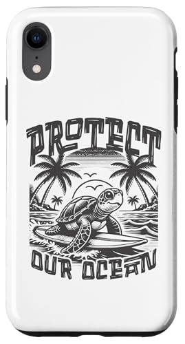 Save Sea Life Schildkröten-T-Shirt, schützt unseren Ozean, Surfen, Strand, Natur Hülle für iPhone XR von Aloha Hawaii Hawaiian Island Vacation Beach Lover