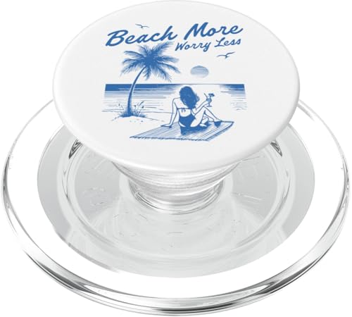 Strandmädchen im Retro-Stil bei Sonnenuntergang, entspannt sich unter einer Palme PopSockets PopGrip für MagSafe Strandmädchen im Retro-Stil bei Sonnenuntergang, entspannt sich unter einer Palme PopSockets PopGrip für MagSafe von Aloha Hawaii Hawaiian Island Vacation Beach Lover