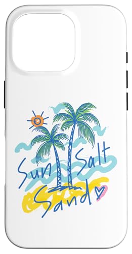 Sun Salt Sand Palmenhemd im Retro-Look für Sommer und Strandurlaub Hülle für iPhone 16 Pro von Aloha Hawaii Hawaiian Island Vacation Beach Lover