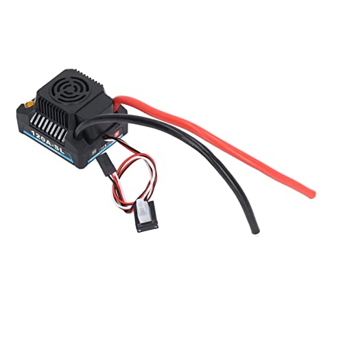 120A Bürstenloser ESC Professional Electric Speed Controller für 1/8 RC -Auto, überlegene Leistung für RC -CAR Enthusiasten 120A Bürstenloser ESC Professional Electric Speed Controller für 1/8 RC -Auto, überlegene Leistung für RC -CAR Enthusiasten von Alomejor
