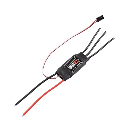 30a Bürstenloser BEC Esc V2 Unerbeschwerter Stecker 5V 2A für Feste Flügelquadcopter Multirotor FPV Flugzeuge von Alomejor