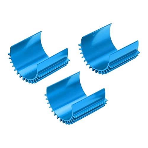 Alomejor 3pcs 370 RC Motor Kühlkörper Kühlrippen Kühlkörper für WPL C14 RC Auto(Blau) RC -Automodellzubehör von Alomejor