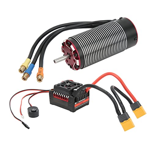 4292 1780 KV Senorloser Bürstenloser Motor mit Temperaturschnittstelle für 1/8 RC -Auto, Premium -Komponenten für Traxxaswltoyshsp 150A ESC Set von Alomejor