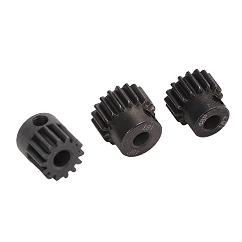 48p -Ritzelrad Set Rostfester Stahlrolle Glatt Einfache Installation für 1/10 RC -Auto 3.175 Mm Motor, 14T 16T 18T Ritzelrad, RC Motor Gearapplication Szene: Autobegeisterte] von Alomejor
