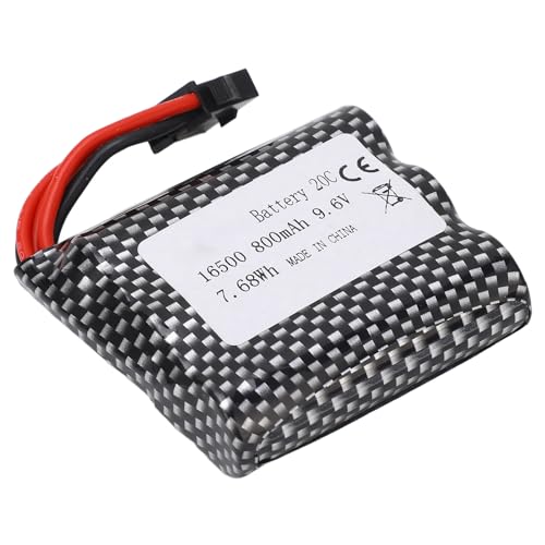 9,6 V Langzeit -RC -Auto Lithium Batterie Stall Netzteil für S911 S912 9115 9116, Einfacher Ersatz für RC Autos 9,6 V Langzeit -RC -Auto Lithium Batterie Stall Netzteil für S911 S912 9115 9116, Einfacher Ersatz für RC Autos von Alomejor