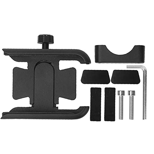 Alomejor Aluminiumlegierung Radsport -Telefonhalter -Halterung Flexible Einstellung Fahrrad-/Motorrad Lenker Radsport Enthusiasten (Black) von Alomejor